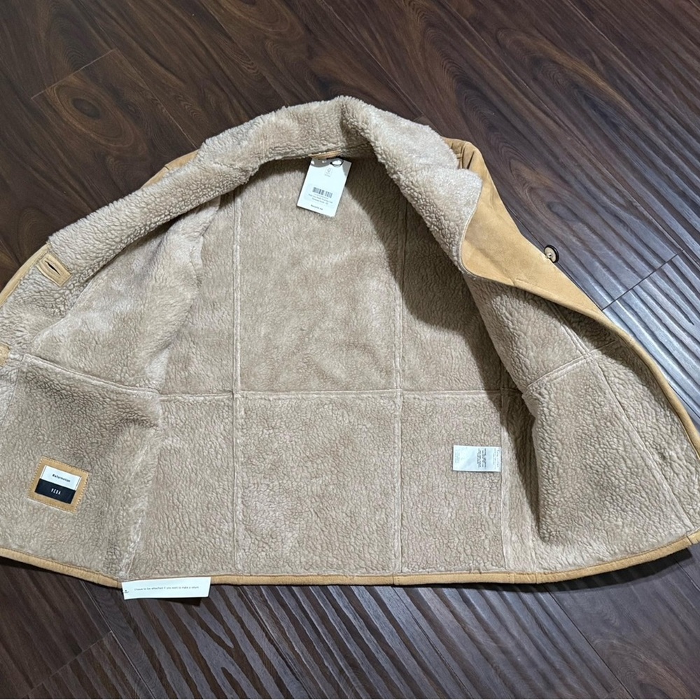 Reformation Camel Teddy Jacket - image 3